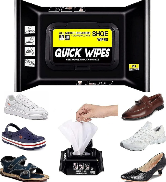 Shoe Wipes + FREE Waterproof Shoe Cover