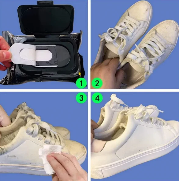 Shoe Wipes + FREE Waterproof Shoe Cover