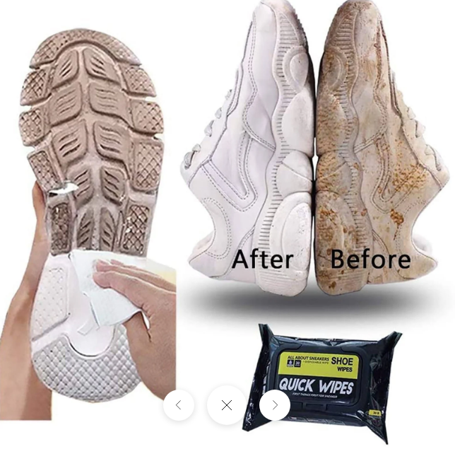 Shoe Wipes + FREE Waterproof Shoe Cover