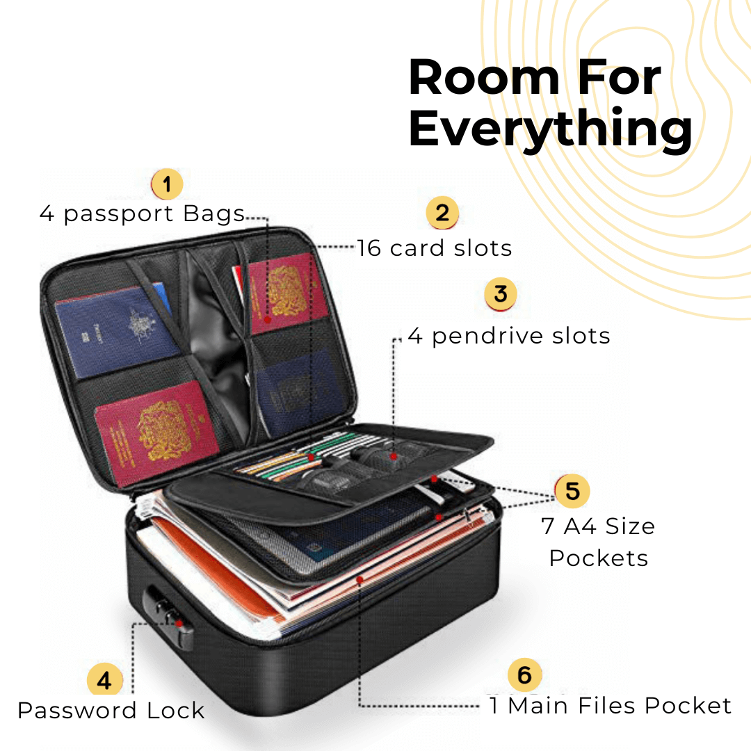 DocSafe Waterproof Bag With Lock
