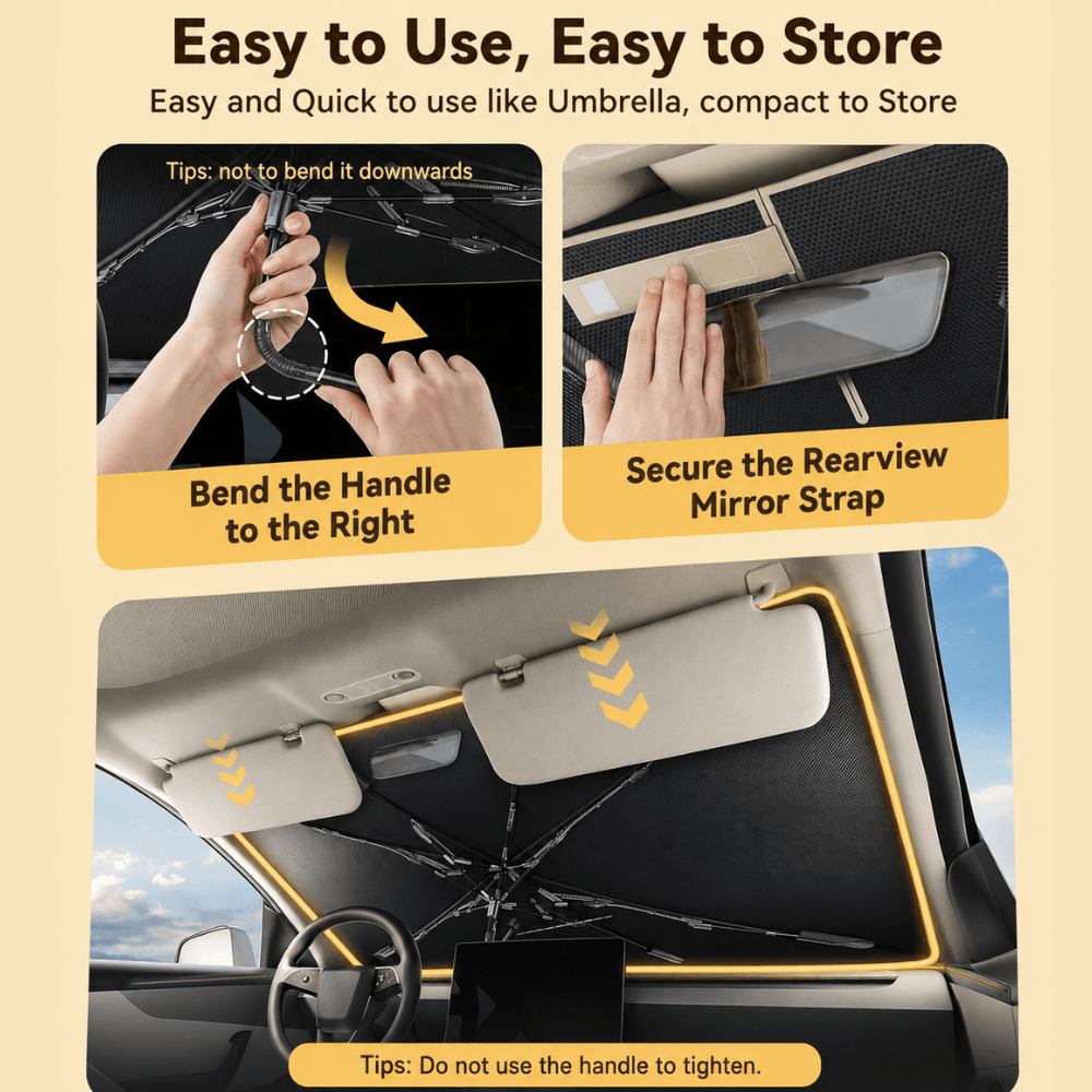 SunShield Pro™ Car Umbrella