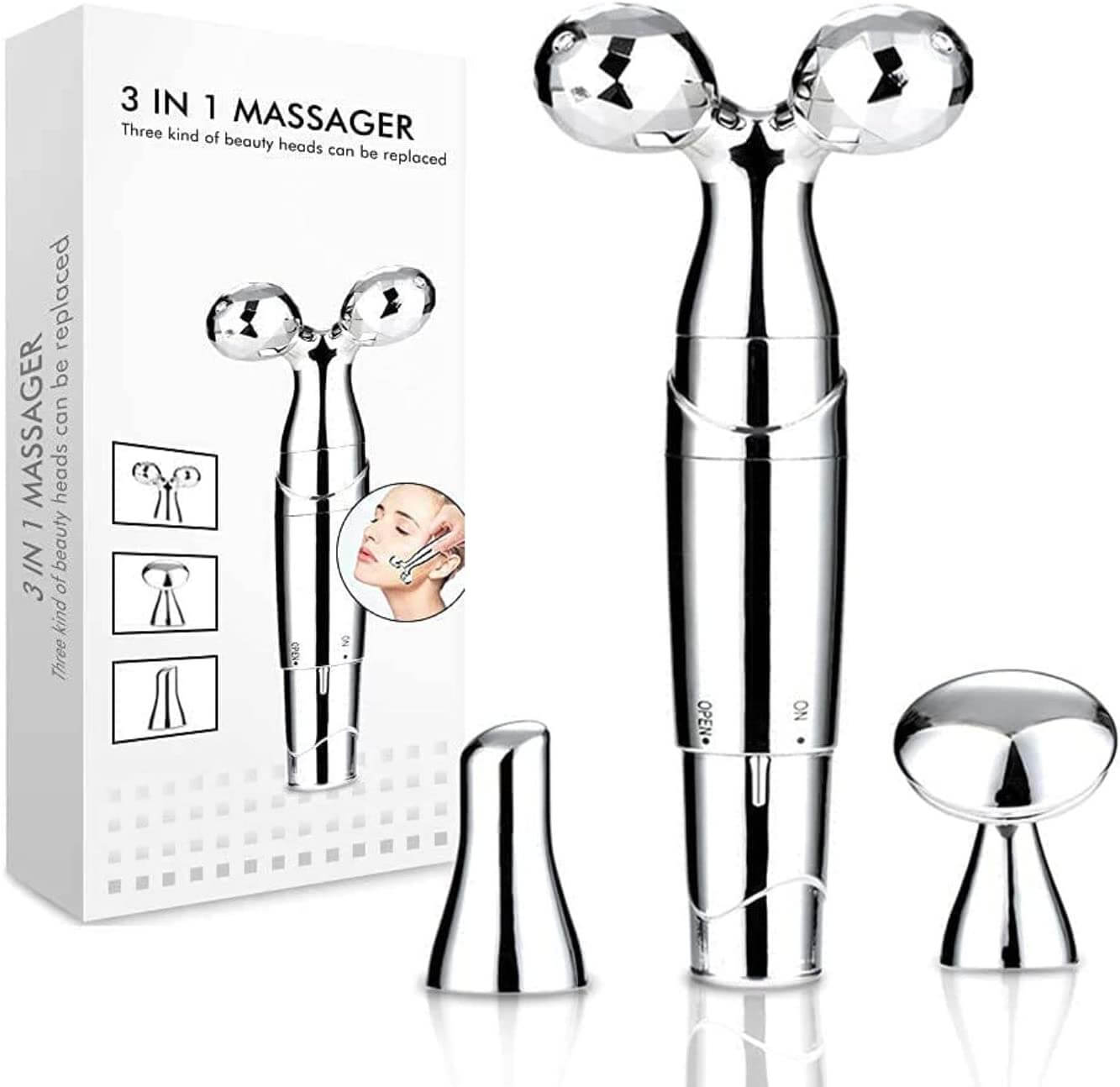 3 in 1 Face Roller Massager