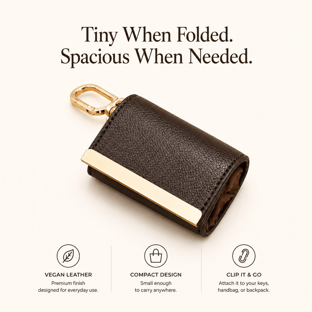 Bella Tote - Foldable Keychain Bag