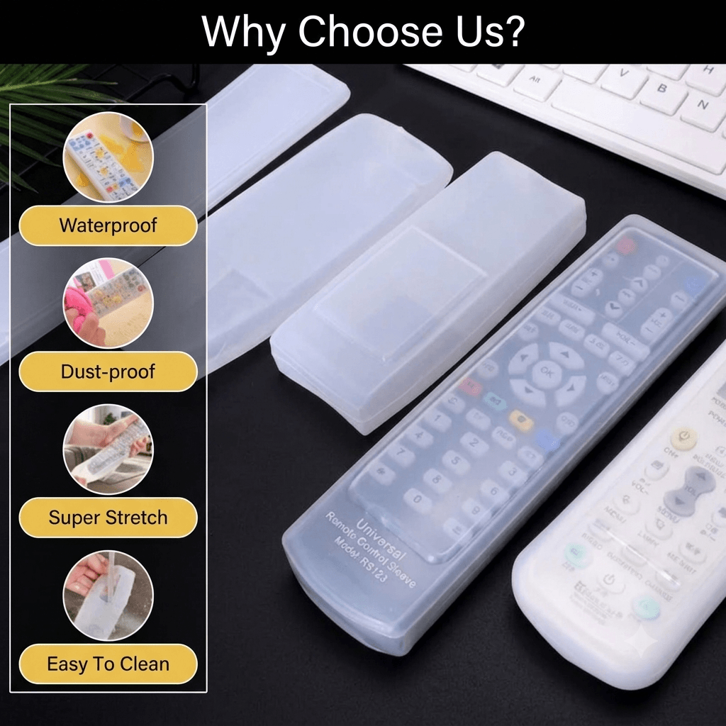 Waterproof Silicone Remote Covers - 3 set