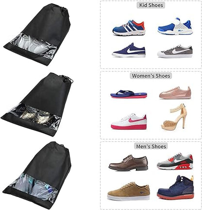 Travel Shoe Bags + FREE Storage Bag