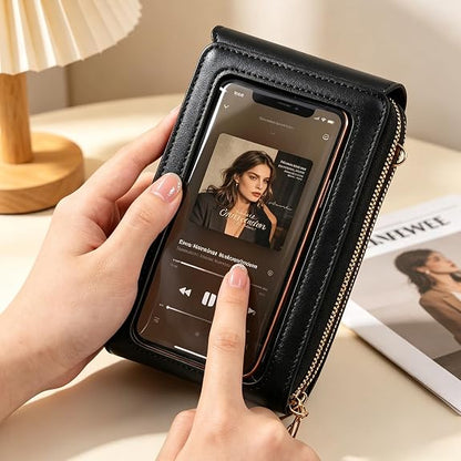Touchscreen Smart Leather Bag