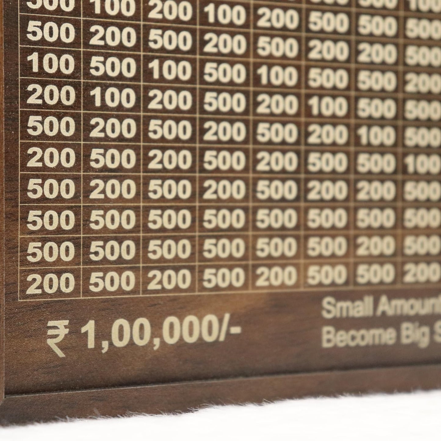 Traditional Wooden Money Bank (Original)