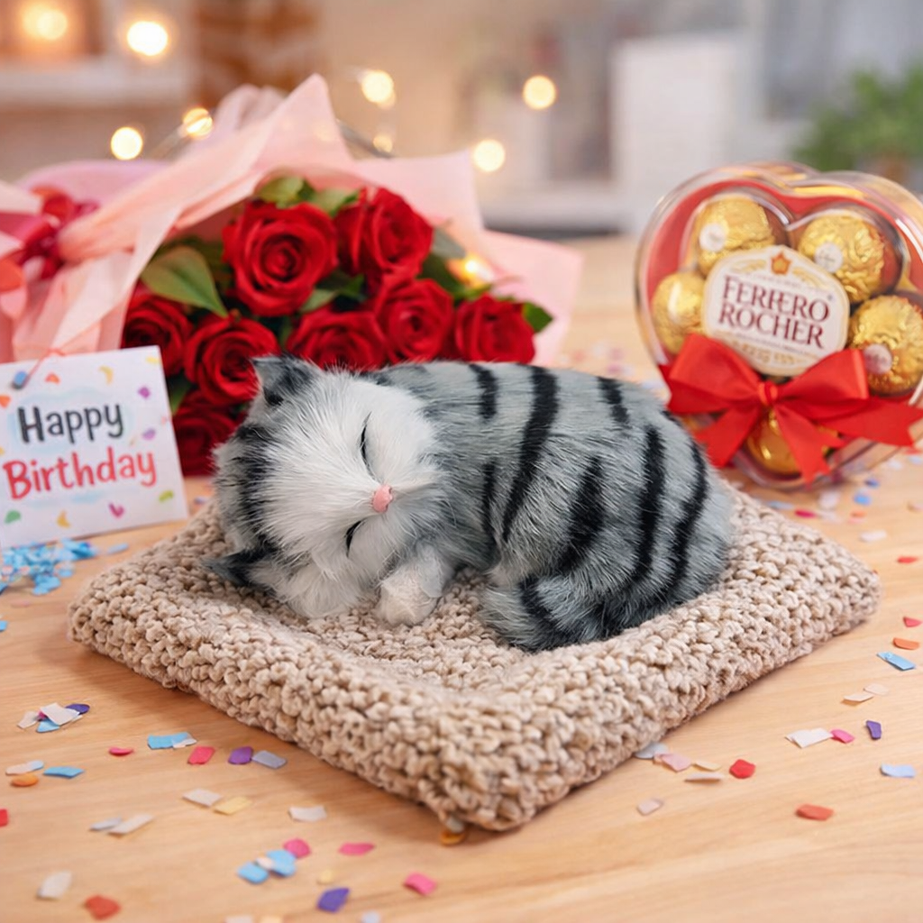 Cutiee Cat Plush with Meow Sound