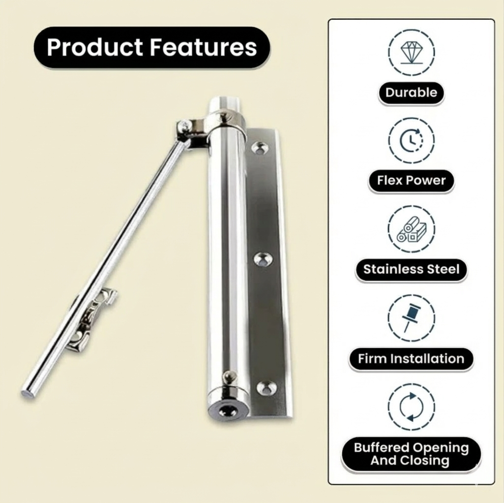 Automatic Door Closer For Home & Office ( Buy 1 Get 1 FREE)