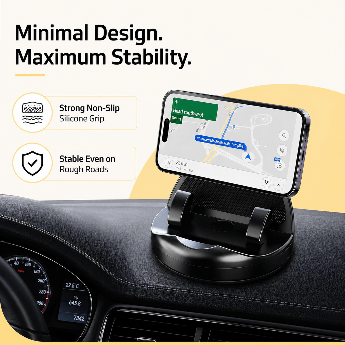 360 Rotatable Dashboard Car Phone Holder