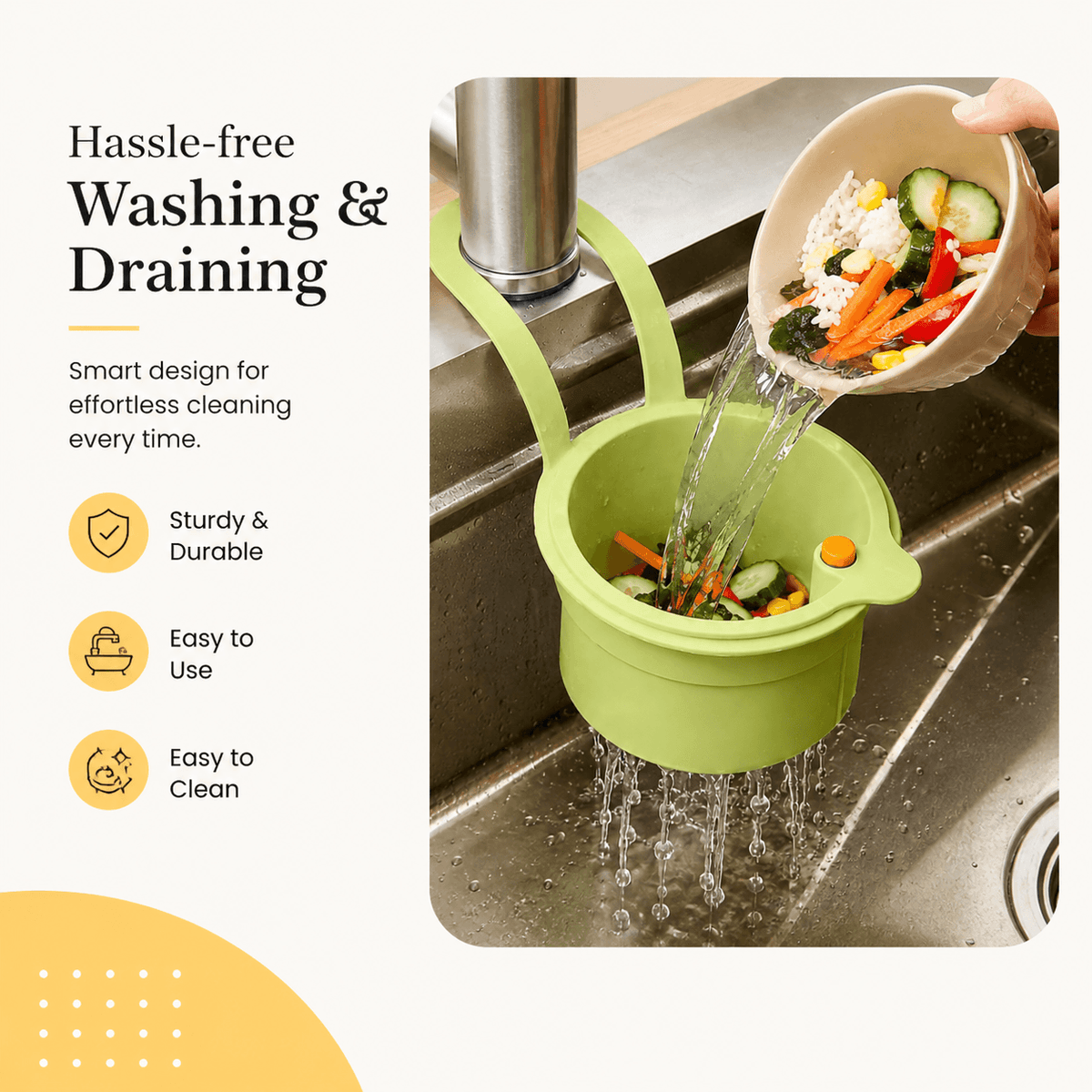Hanging Sink Drain Basket