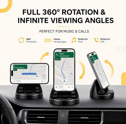 360 Rotatable Dashboard Car Phone Holder