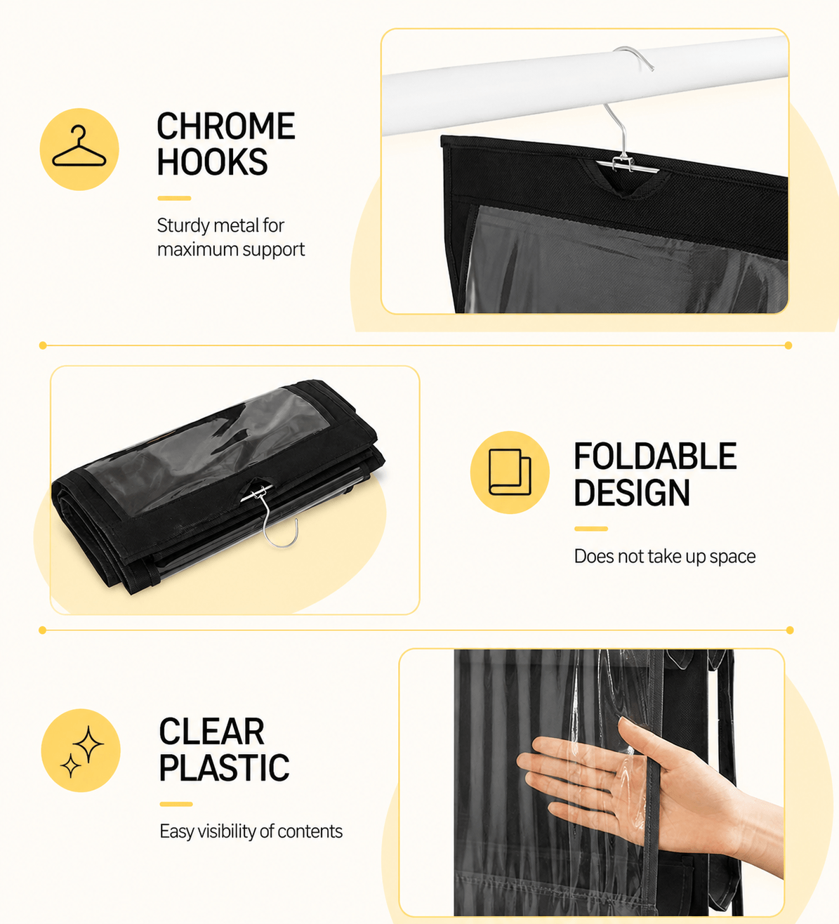 Hanging Handbag Organizer