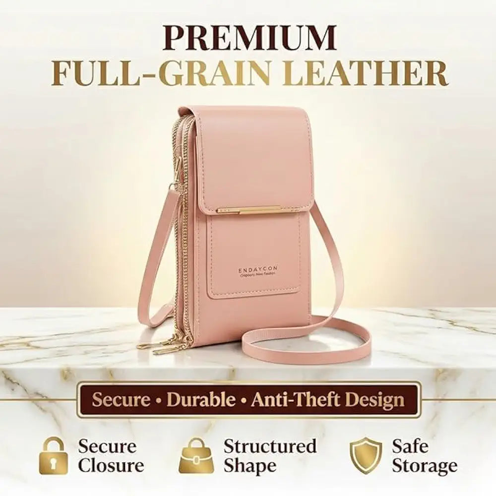 Touchscreen Smart Leather Bag