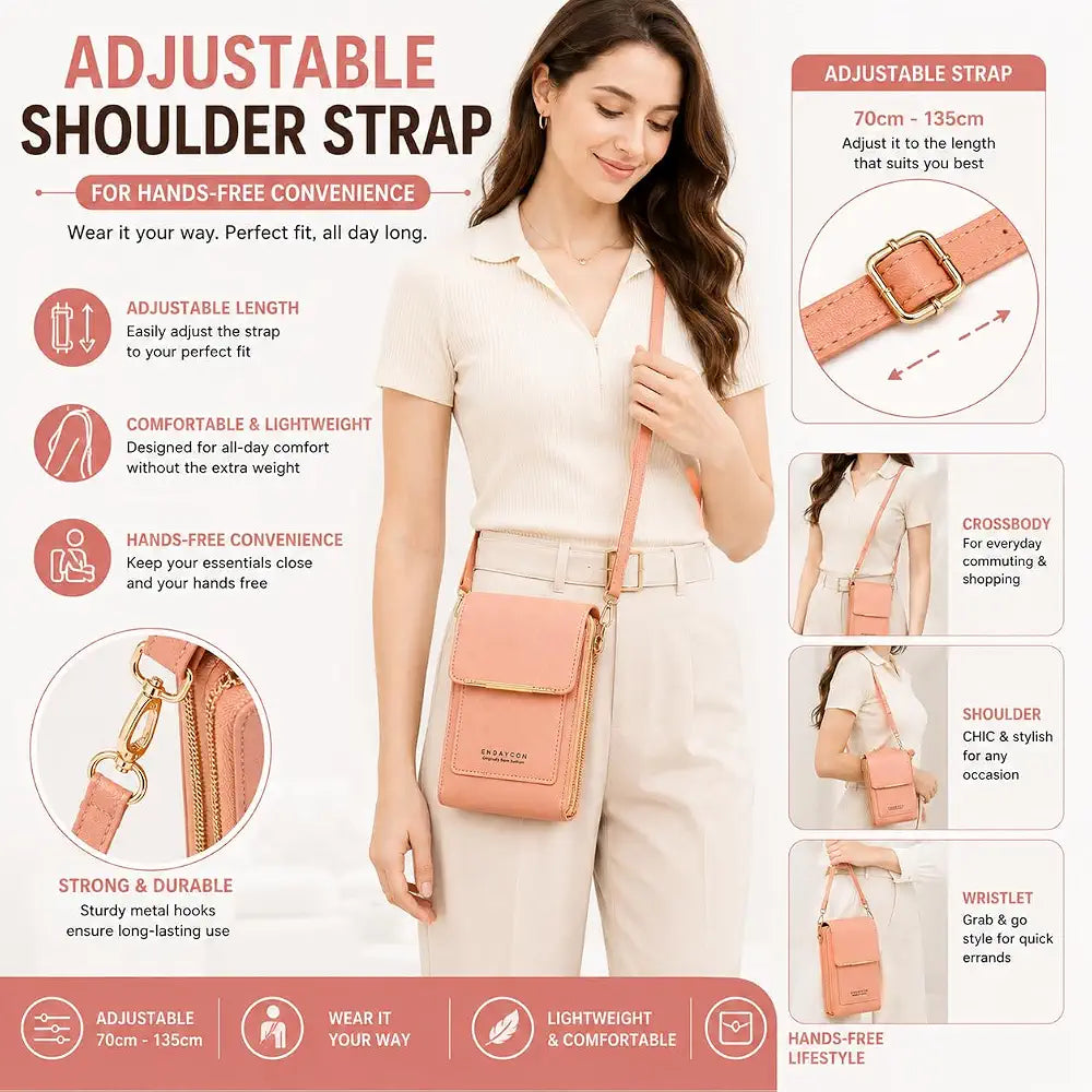Touchscreen Smart Leather Bag
