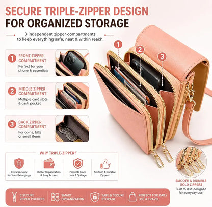 Touchscreen Smart Leather Bag