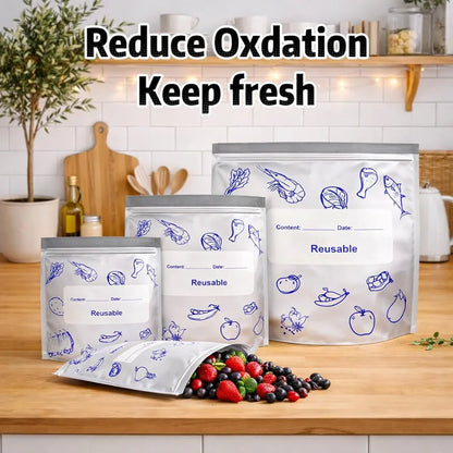 Reusable Aluminium Foil Bags ( 3 sizes )