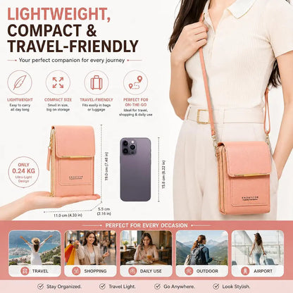 Touchscreen Smart Leather Bag