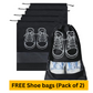 Cloth Drying Rope with 12 clips + FREE Travel Shoe Bags