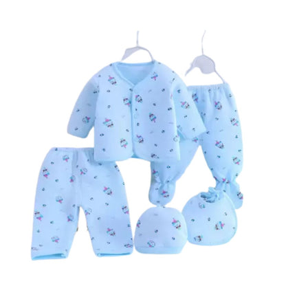 Soft baby - 5 piece ocean blue set